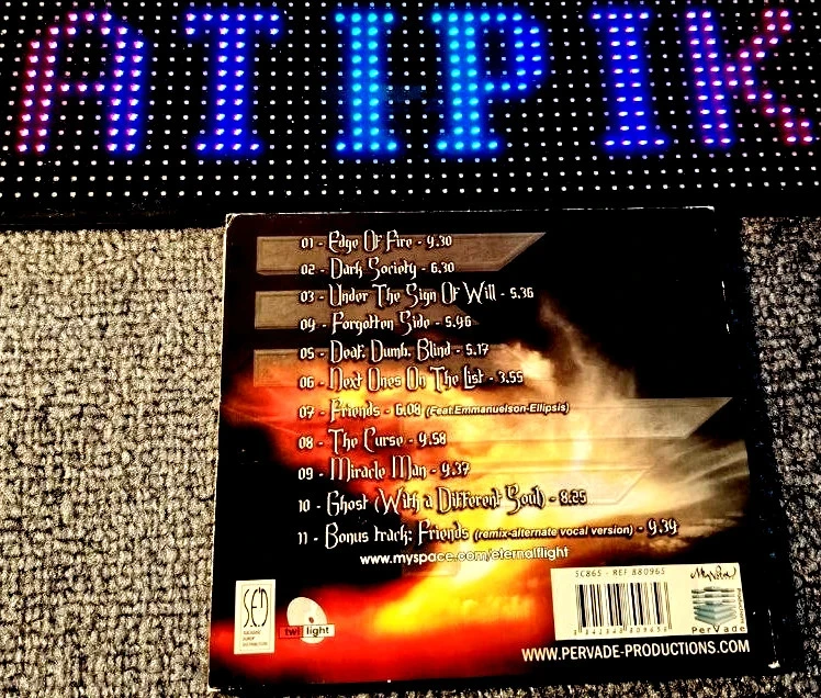 🔥 Eternal Flight - Signed Cd "Under The Sign Of Will" Ultra Rare! – photo 2